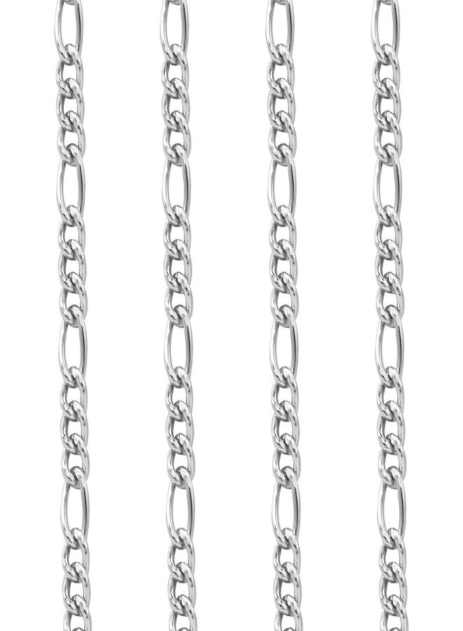 SATRA TRADERS Aluminium Chain | Size : H-14mm W-6mm | 1mtr | JT-19-35-45 | Silver - Image 1